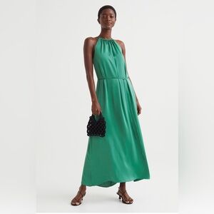 NWT Emerald green Halter dress size small